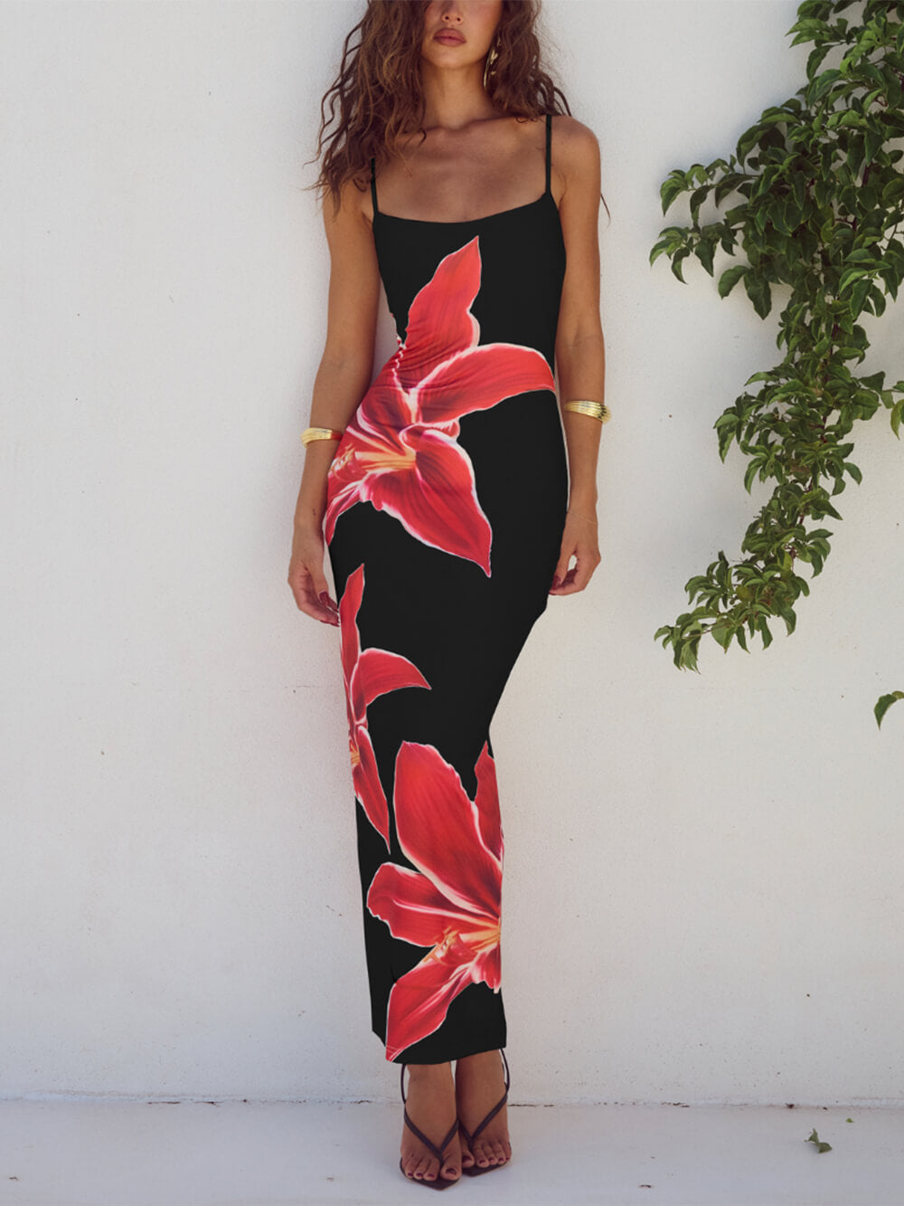 Abstract Unforgettable Print Maxi Dress