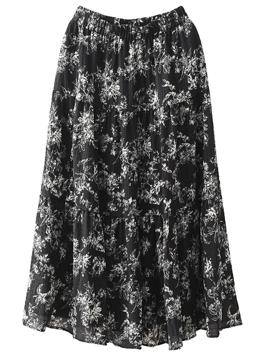 Summer Cotton Loose Skirt