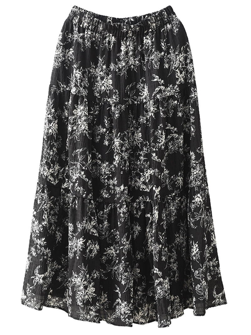 Summer Cotton Loose Skirt