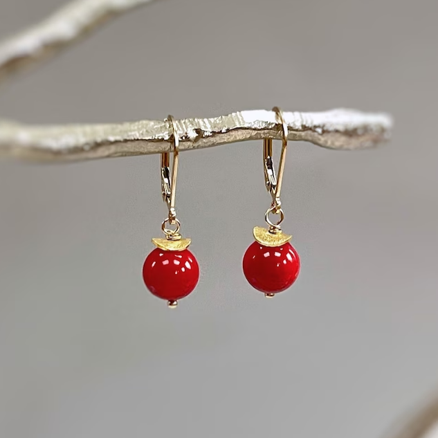 Red Cherry Earrings