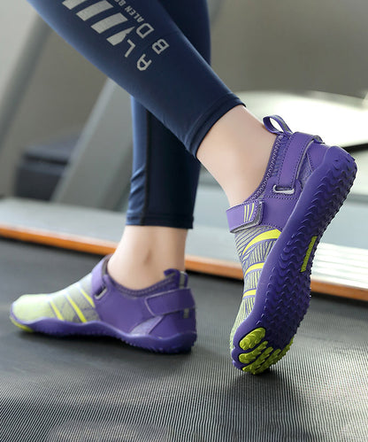 Stylish Soft Anti Slip and Breathable Flat Feet Shoes Purple
