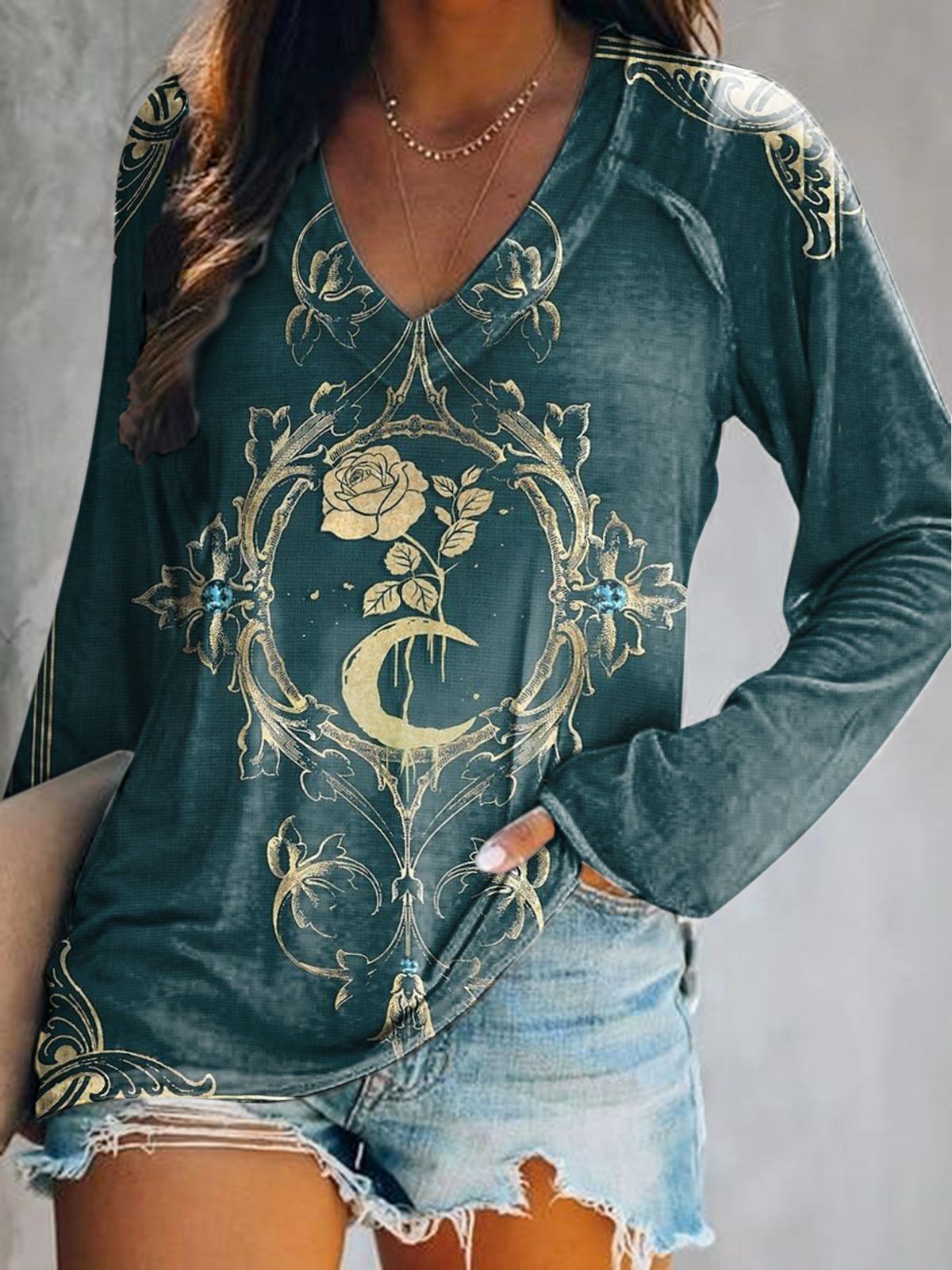 Timeless Vintage Style Top