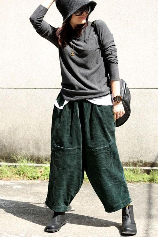 Limited Stock- Winter Corduroy Elastic Waist Pants