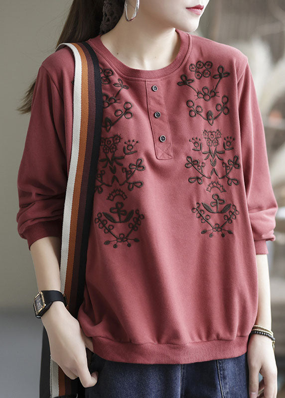 Diy Yellow Embroidered Cotton Tops Spring