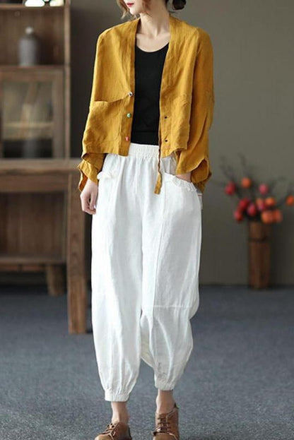 Loose Pure Color Cardigan Coat