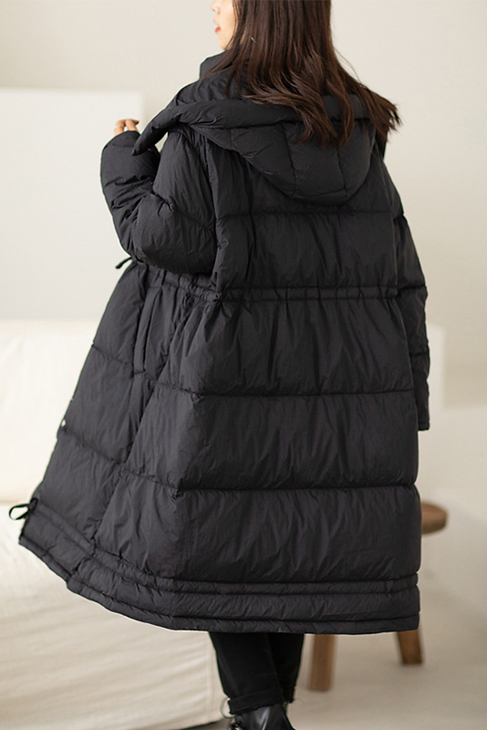 -winter White Duck Down Long Down Jacket
