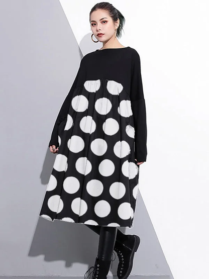 Purple Shift Dress Cotton Clothing Dress