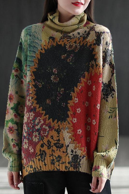 Winter Turtleneck Knitted Sweater