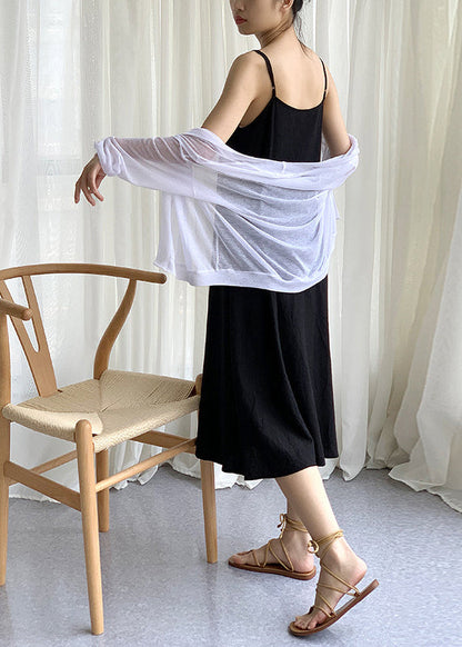 Khaki Linen Spaghetti Strap Dress Sleeveless
