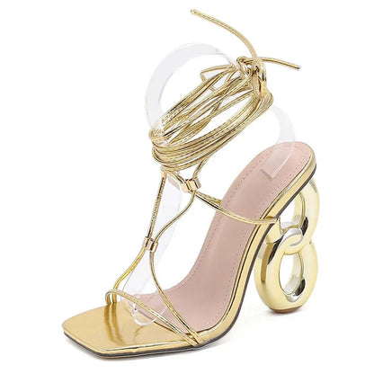 A Vintage Style Sandals with Delicate Timeless Details
