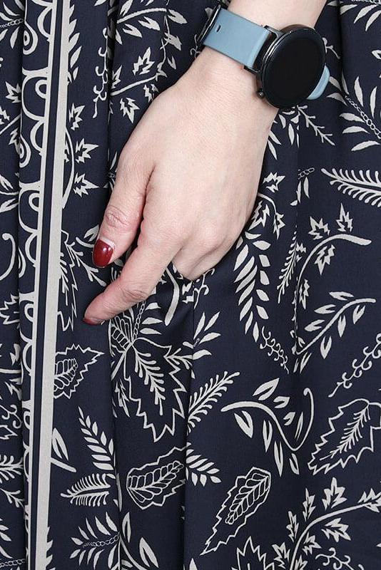 Leaf Retro Maxi Dress