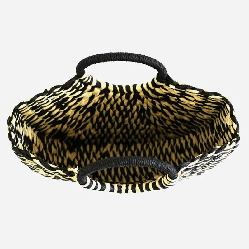 Summer New Trend Handbags Woven Straw Braided Large Towels Party With Top Handle Bag