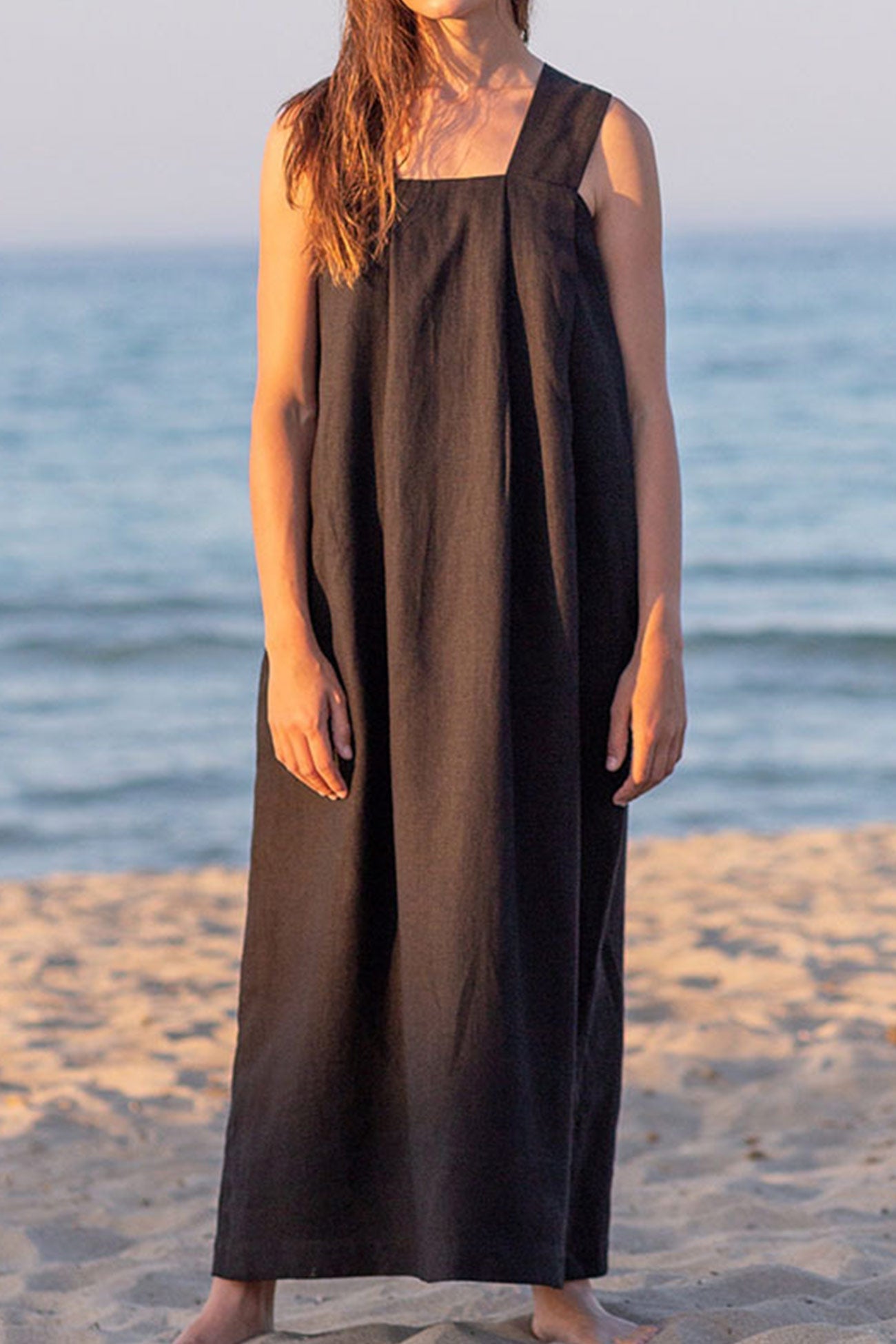 Cotton Linen Tank Dress
