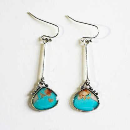 Earrings With Turquoise Stones
