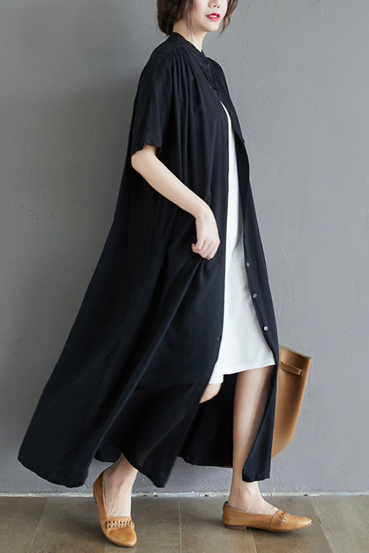 -summer Shirt Color Dress