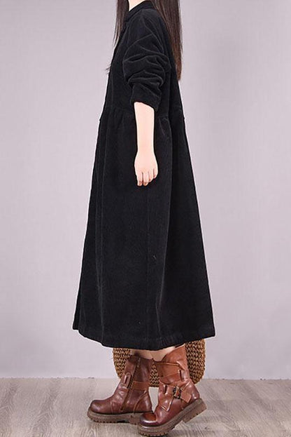 Limited Stock- Winter Thicken Warm Corduroy Dress