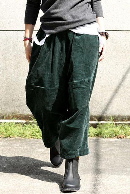 Limited Stock- Winter Corduroy Elastic Waist Pants