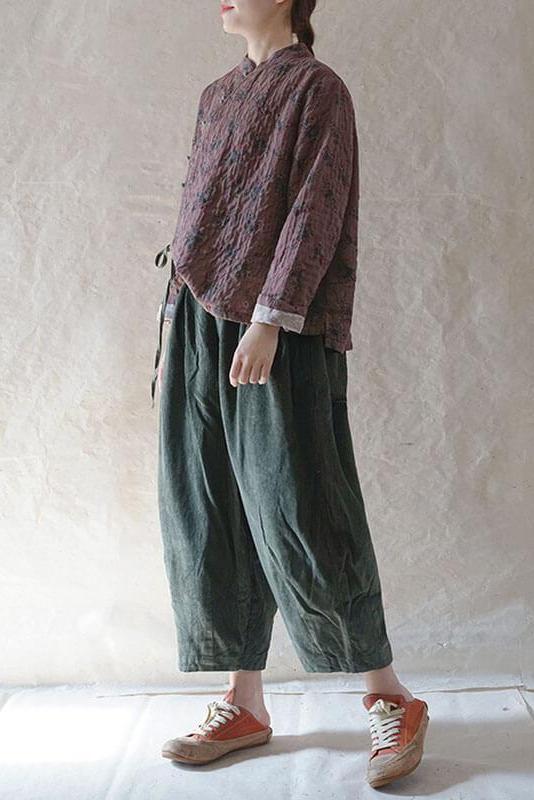Limited Stock- 100% Cotton Retro Lace-up Sweatshirt