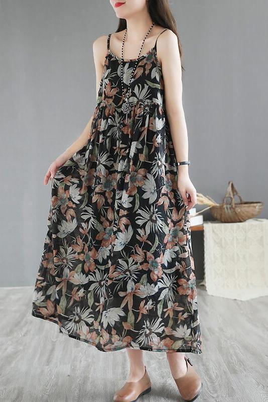 Summer Beach Sleeveless Pinafore Dress