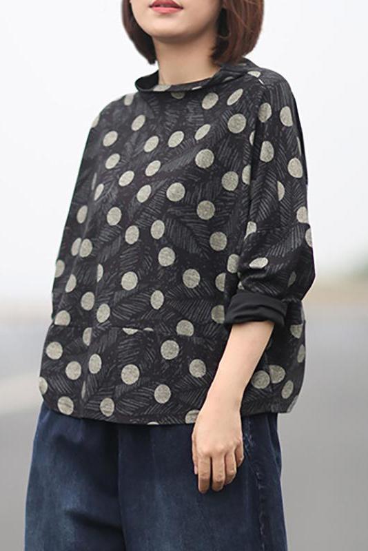Limited Stock- Literary Fish Leaf Loose -t-shirt