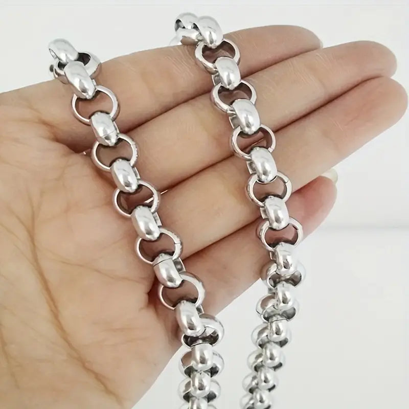 Handcrafted Stainless Steel Chain Necklace