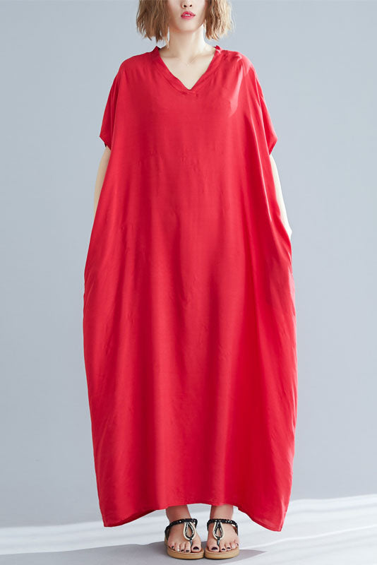 -new Style Short Sleeve Maxi Dress