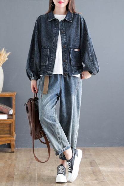 Tooling Loose Short Jacket Denim Jacket