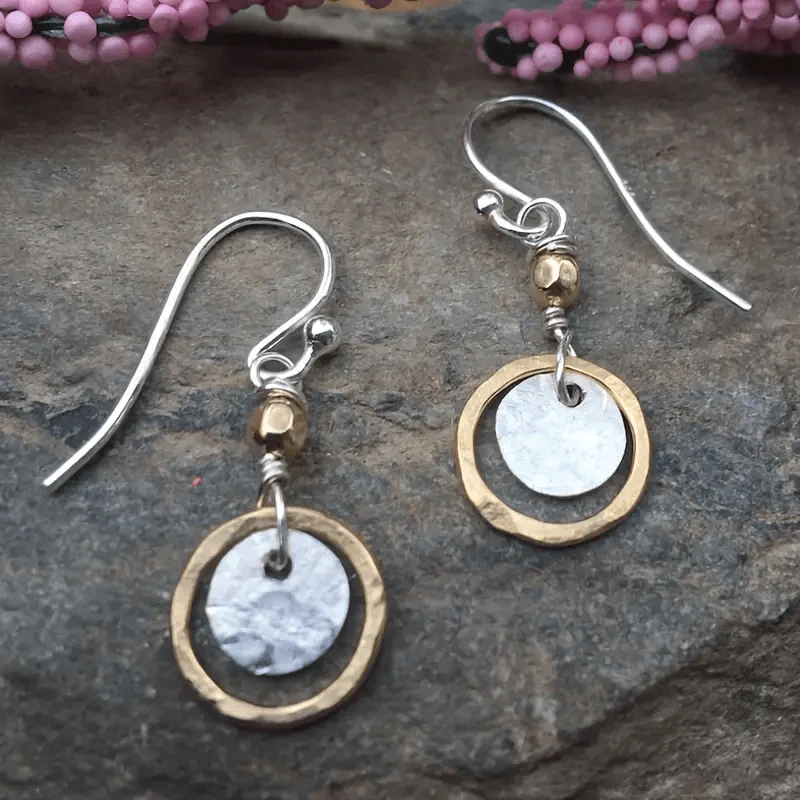 Gold & Silver Plate Earrings