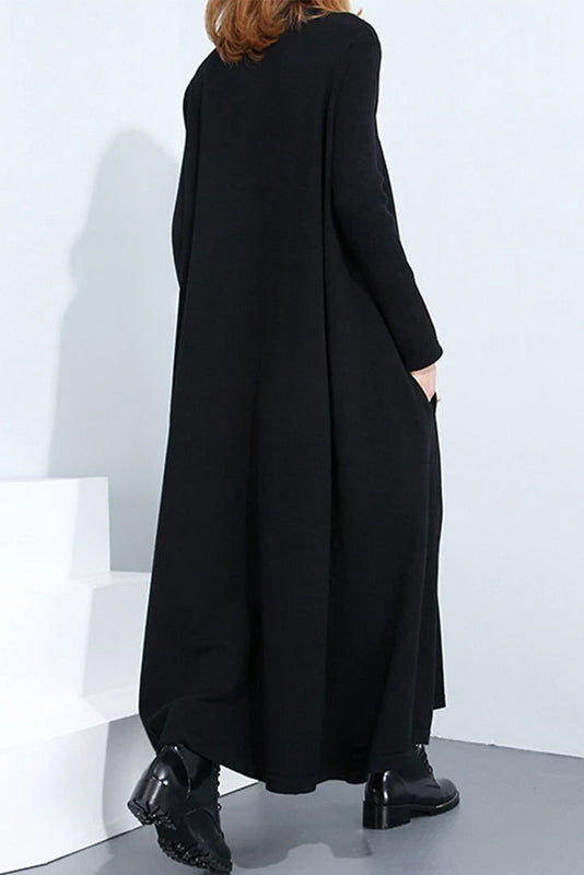 -loose Knitted Maxi Dress