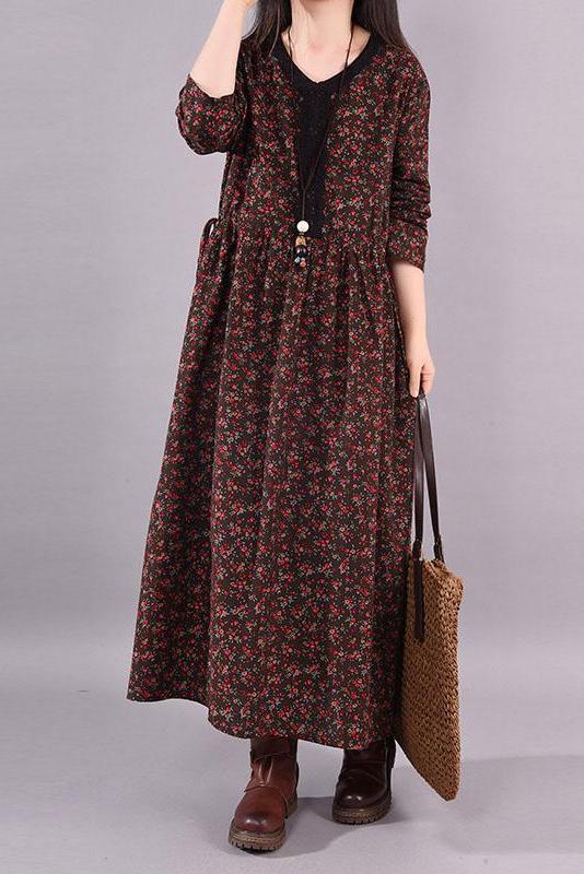 Limited Stock- Spring Autumn V-neck Dress