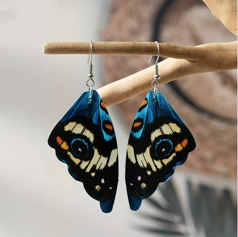 Exotic Butterfly Wings Earrings