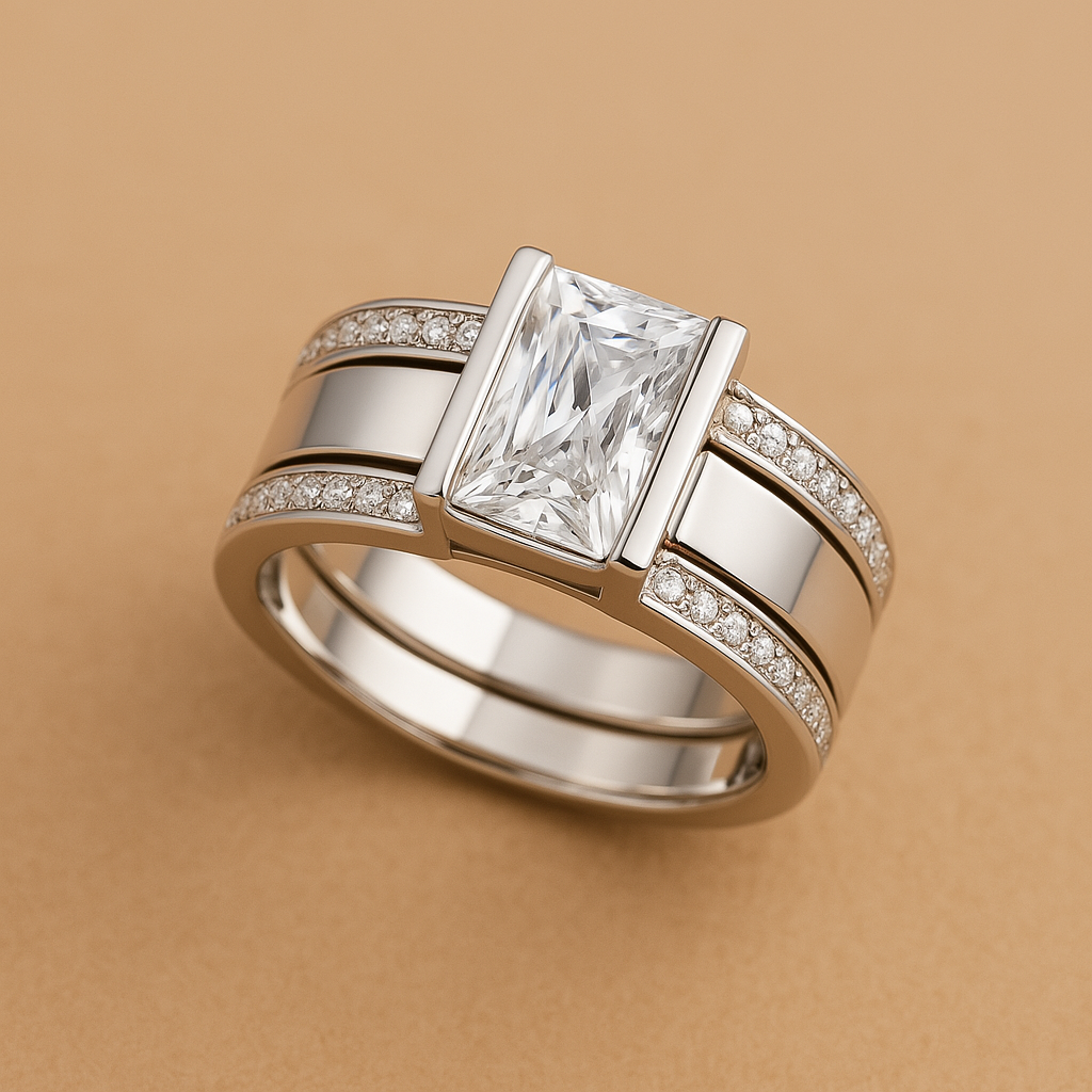Inlaid Glass Ring