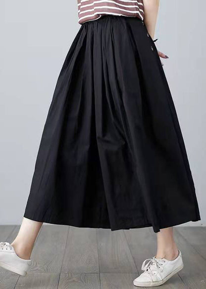 Summer Loose Wide-leg Pants Cropped Trousers