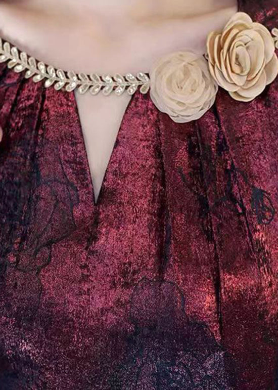 Boutique Mulberry O-neck Silk Shirt Tops Spring