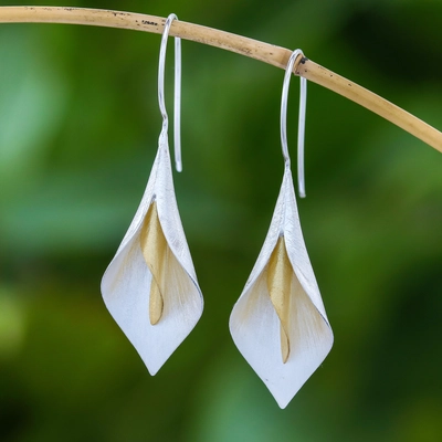 Drop Lotus Earrings