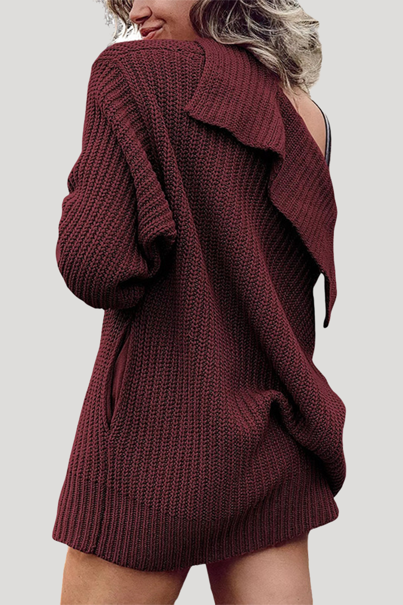 Daily Color Pocket Buttons Weave Turndown Collar Outerwear(7 Colors)