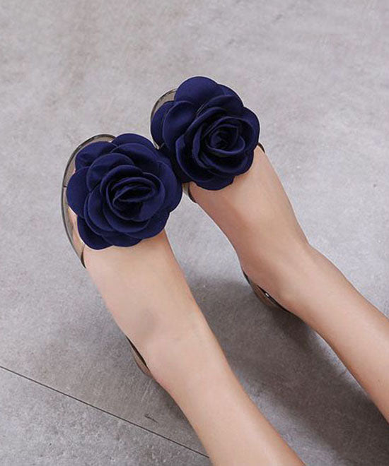 Comfortable Splicing Flat Sandals Blackish Green