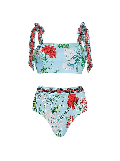 Lace-Up Swimsuit