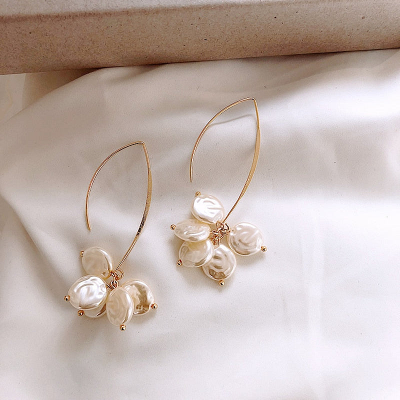 Pearl and Crystal Earrings