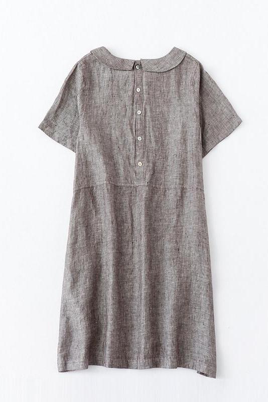 Organic Loose Linen Dress