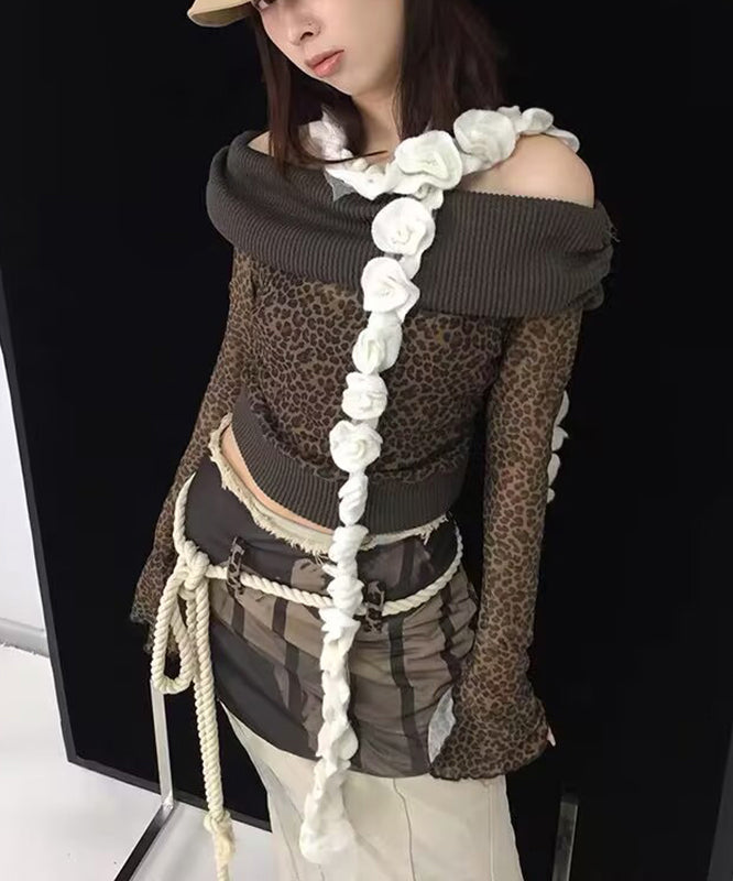 Original Design White Knit Tassel Scarf