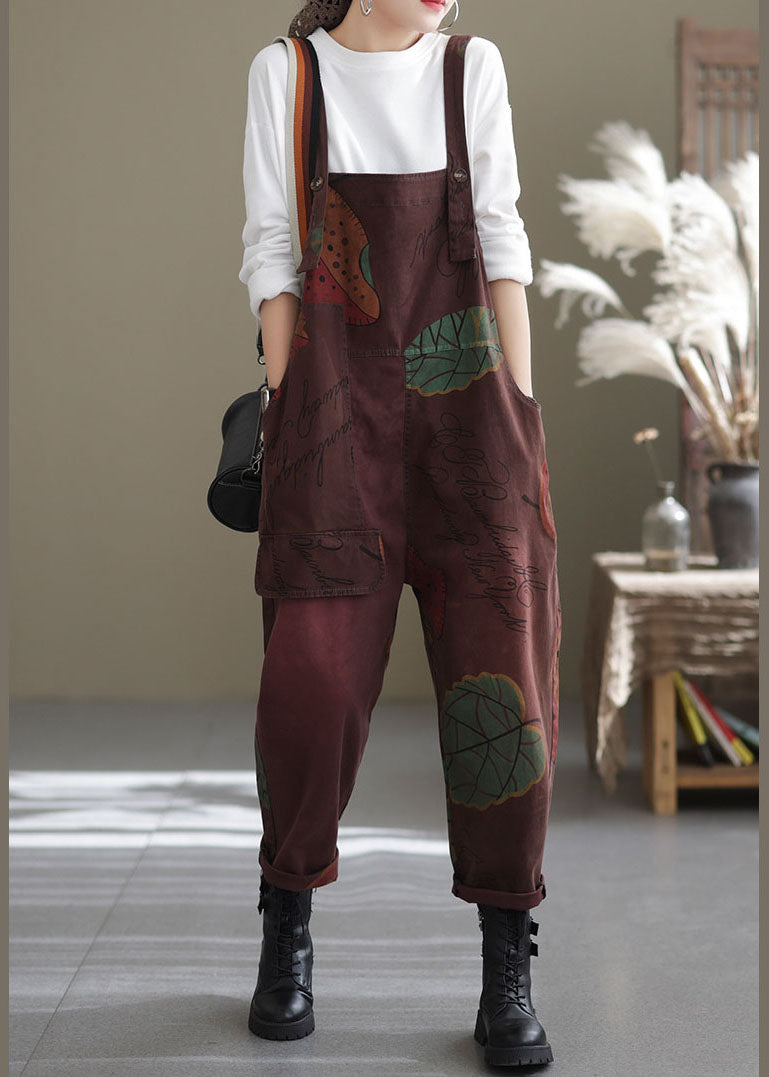 Mulberry Pockets Print Jumpsuit Spring