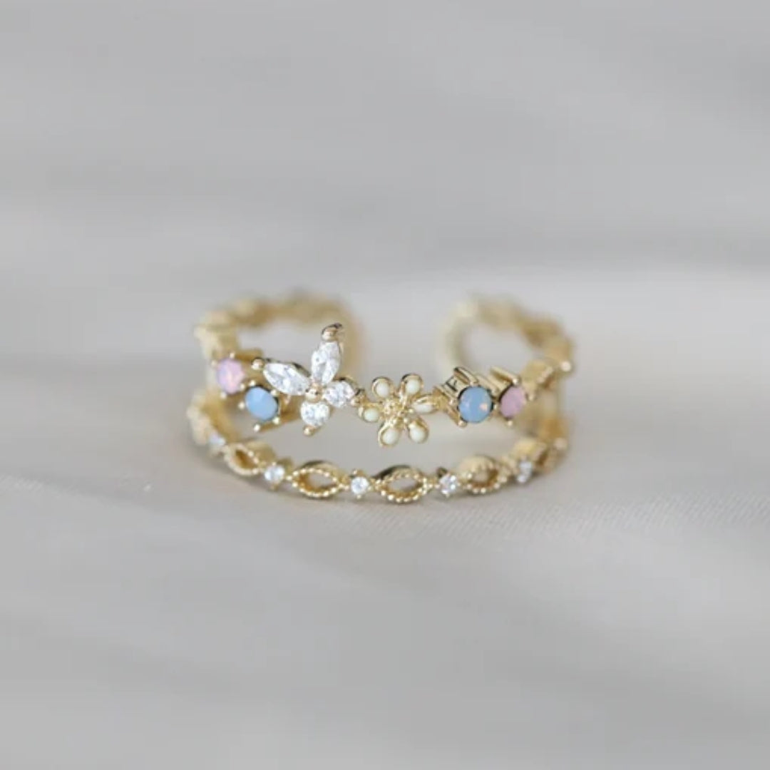 Flower Gold Ring