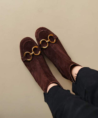 Comfy Sequined Splicing Boots Blue Suede
