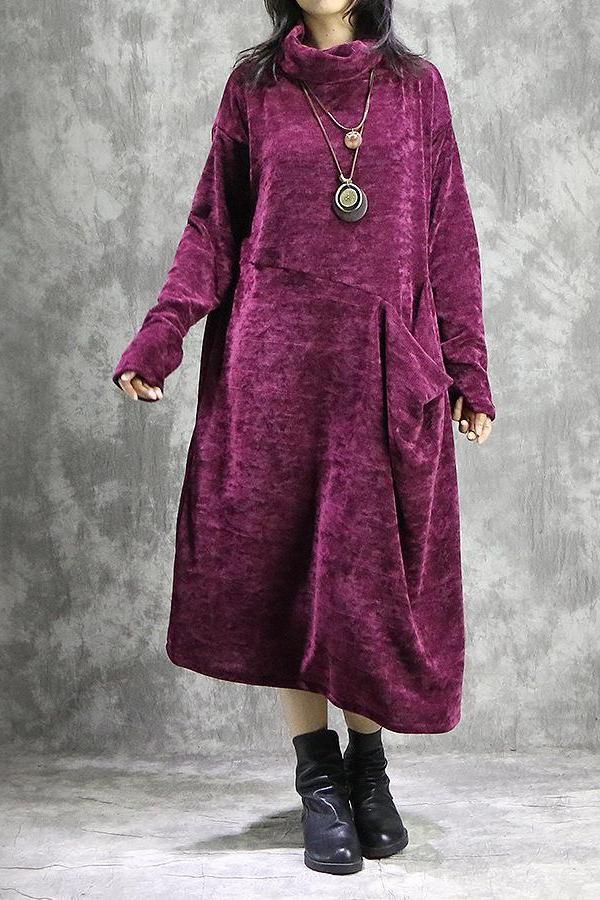 High Neck Maxi Dresses Spring Clothes