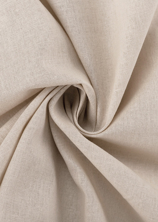 Slim Fit Linen Cold Shoulder Linen Mid Dress Sleeveless
