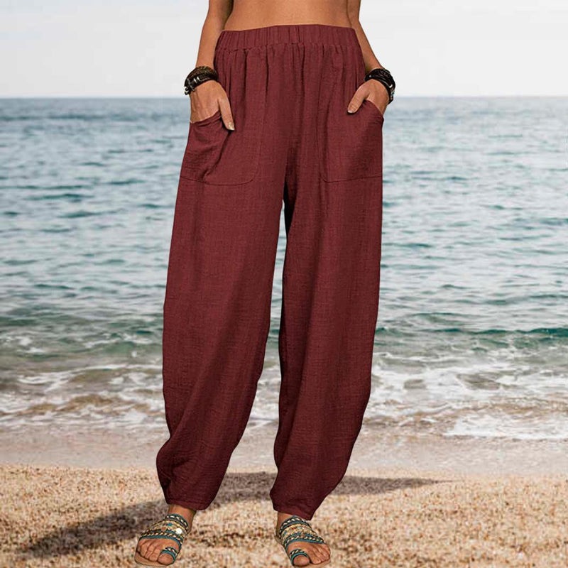 Cotton and Linen Trousers