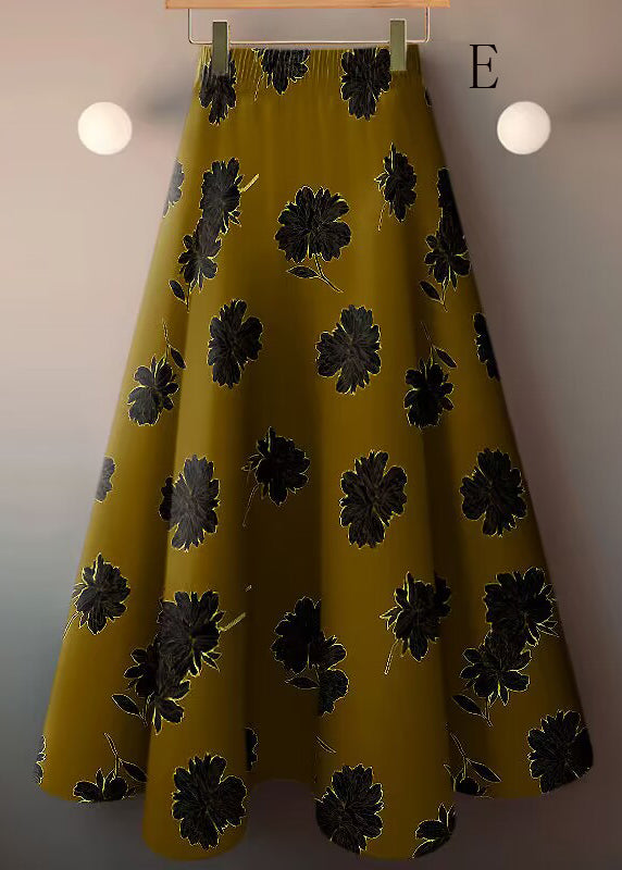 And Versatile High Waisted Ice Silk Skirt for Summer