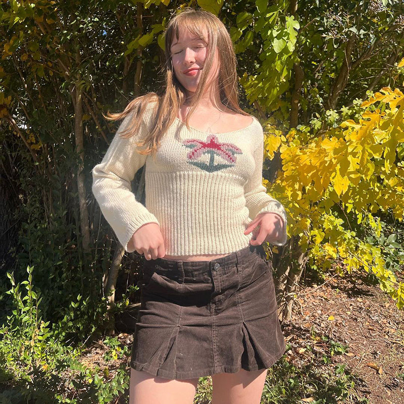 A Vintage Style Sweater with Delicate Timeless Details