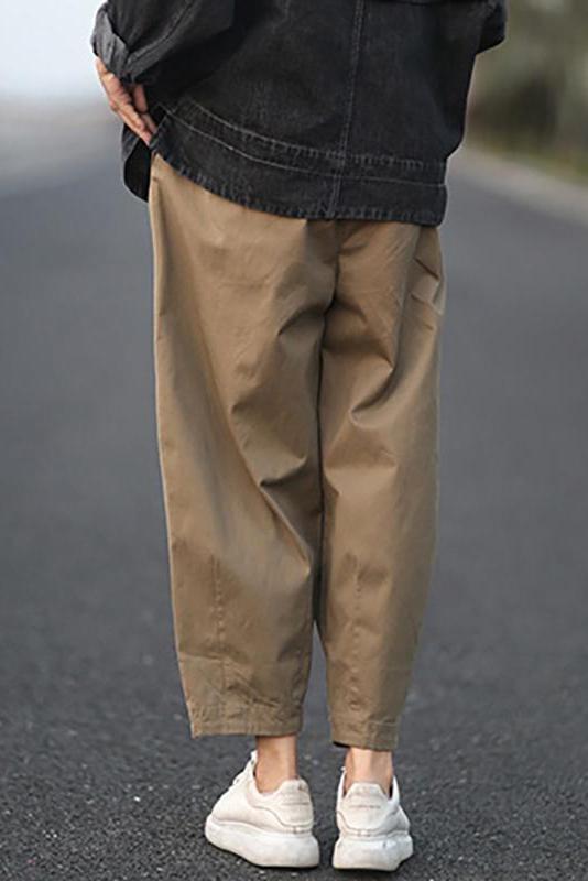 Limited Stock- Pure Color Bloom Pants With Belt